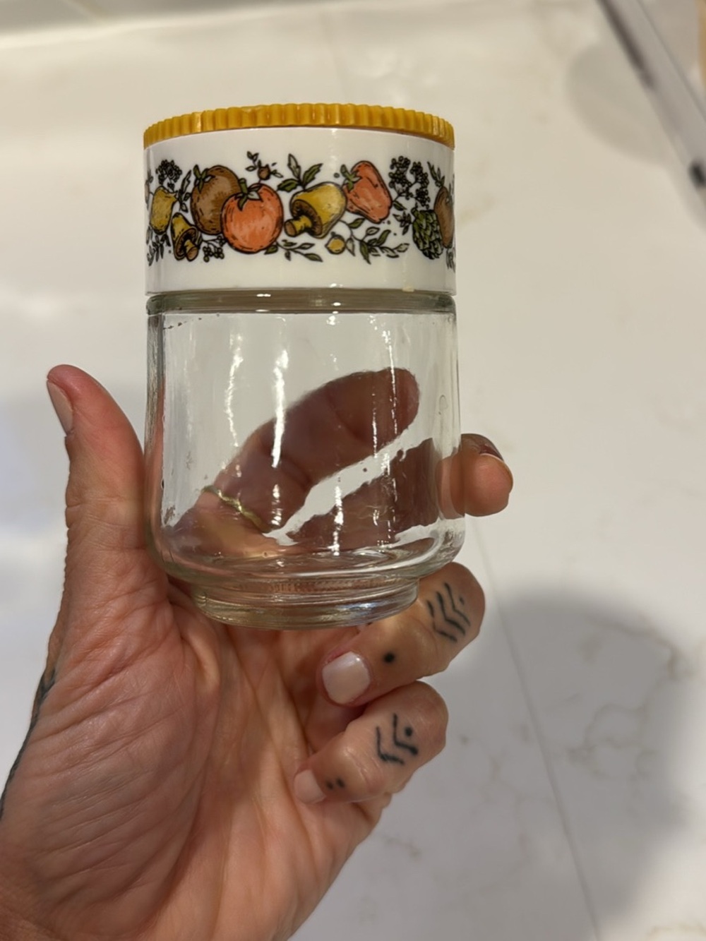 Vintage Fruit & Mushroom gemco spice shaker